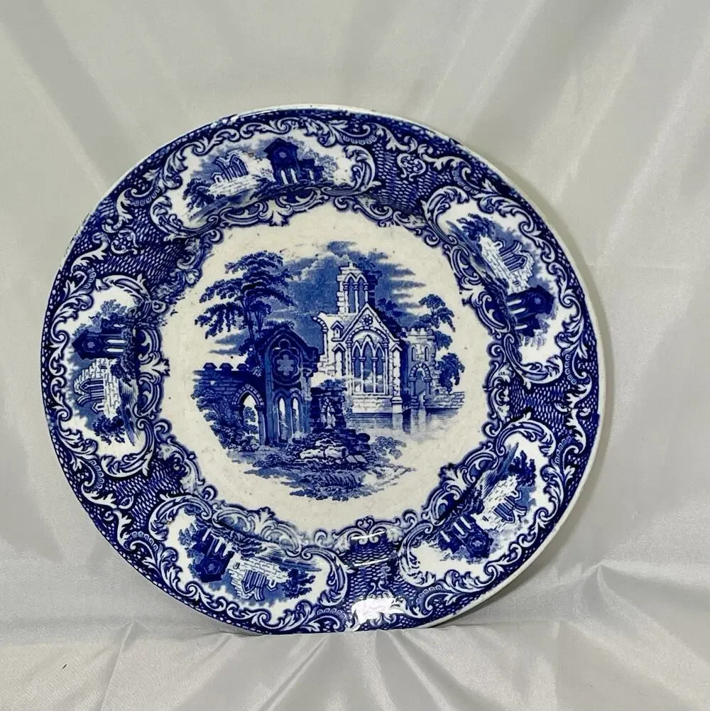 Antique Petrus Regout Maastricht Abbey 8 7/8